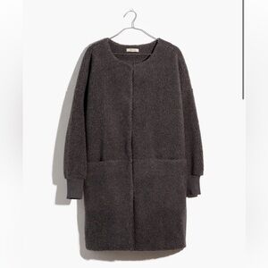 Madewell Bonded Sherpa Cocoon Coat